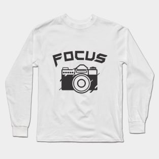 Camera focus design Long Sleeve T-Shirt